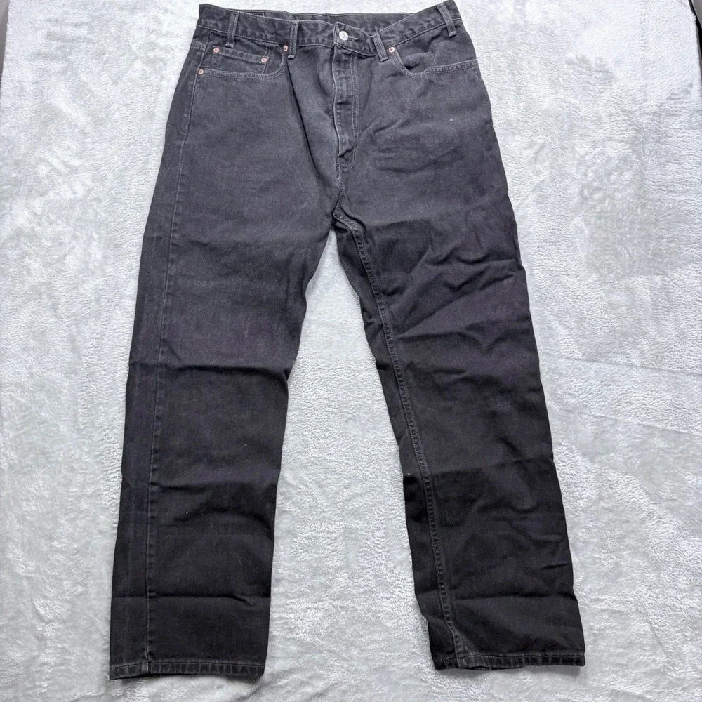 Vintage Y2K Levi's 505 Straight Leg‎ Jeans Mens 40x32 Black Regular Fit Canada